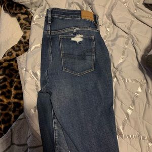 Distressed American Eagle Jeans